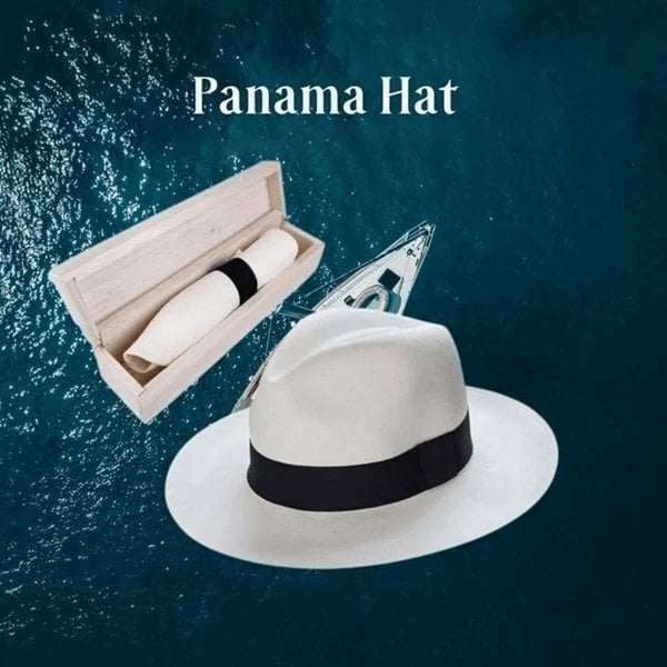 👒【56-58cm】🧊【Oblíbený sluneční klobouk】Letní panamský klobouk 2025 pro muže i ženy, ochrana proti slunci, vhodný na cesty i na pláž
