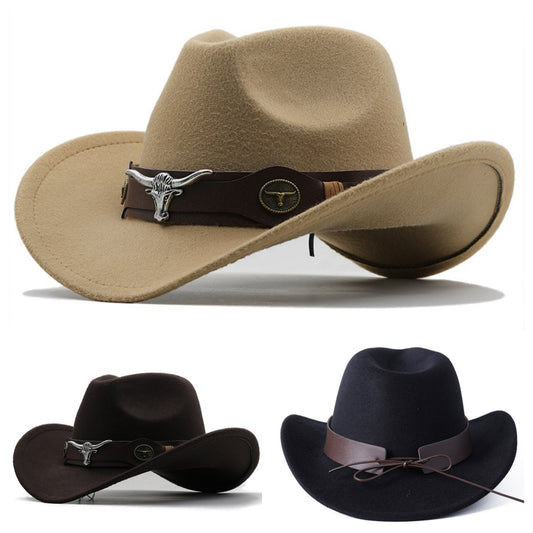 ☀️【50% sleva】Kovbojské klobouky Western pro muže i ženy, vhodné na cesty do přírody -4099408