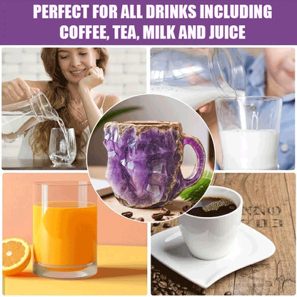 🥰✨[zdraví + blízkost přírodě] ☕křišťálový šálek kávy důlral