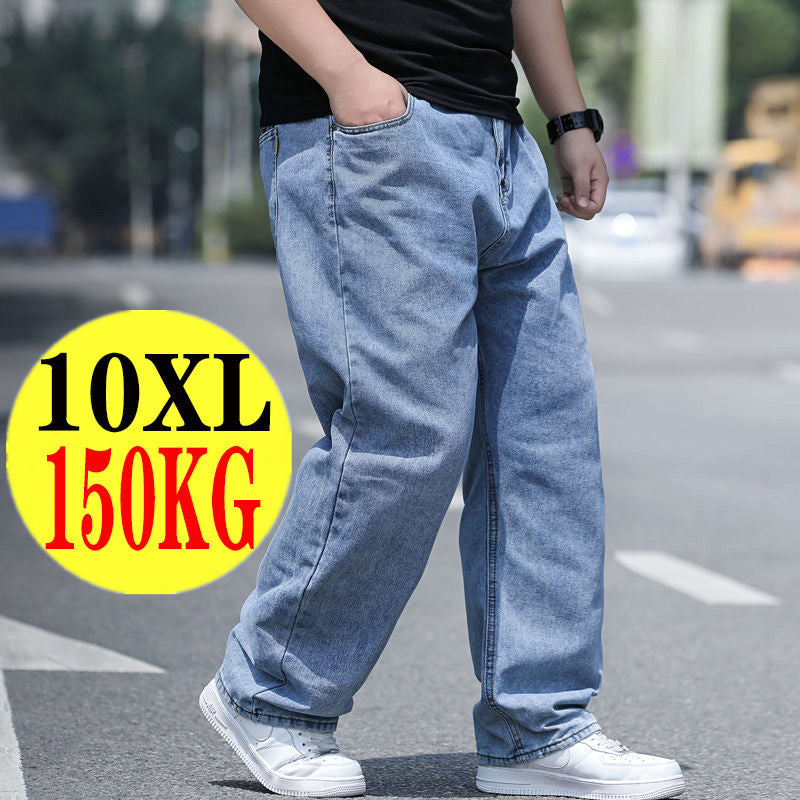 🤸‍♂️👖【50% sleva 🔥】【45–150 kg】🌌Nový model 2025: pánské džíny větší velikosti, široký střih, strečové a pohodlné