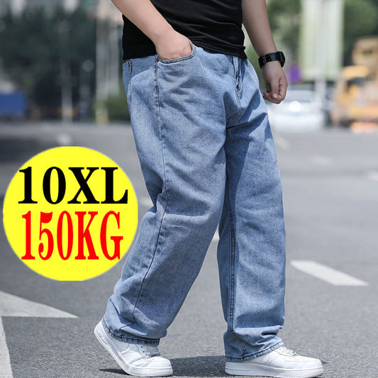 🤸‍♂️👖【50% sleva 🔥】【45–150 kg】🌌Nový model 2025: pánské džíny větší velikosti, široký střih, strečové a pohodlné