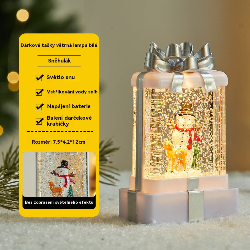 🎁Novinka - osvětlená vnitřní elektronická světelná dekorace naplněná vodou