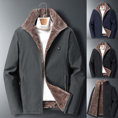 🔥Гореща разпродажба🔥【M-5XL】✨⛄Ново мъжко топло поларено яке за есен и зима 2025