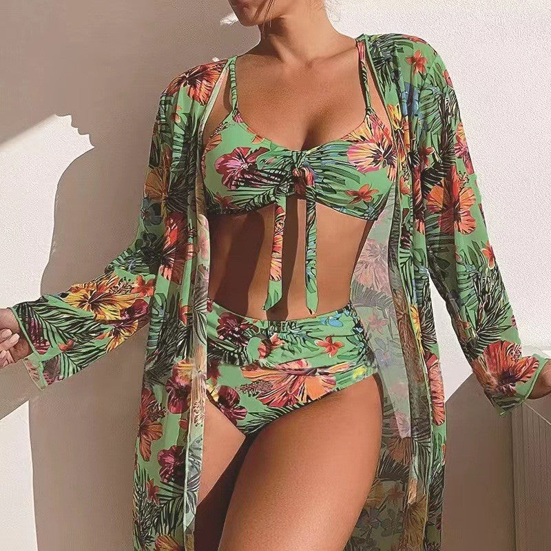 👙☀️【S-2XL】 2025 nový třídílný set plavek --4084344