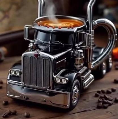 🚛【Kreativní dekorace do domácnosti】☕Ručně vyráběné hrnky na kávu pro kamiony
