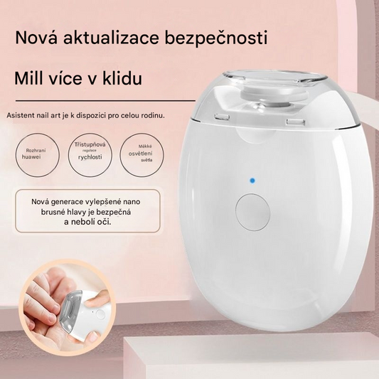 💅 Kupte 1 a získejte 1 zdarma ✨ Automatický pilník na nehty 1, bezpečná a šetrná péče o nehty 👶🔧