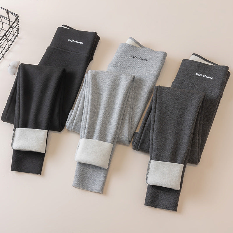 💥 Kupte 1 a získejte 1 zdarma 🔥 [S-5XL] Legíny s vlněnou podšívkou, vysoký pas, velká velikost, vysoká elasticita – nutnost pro podzim/zimu 2025