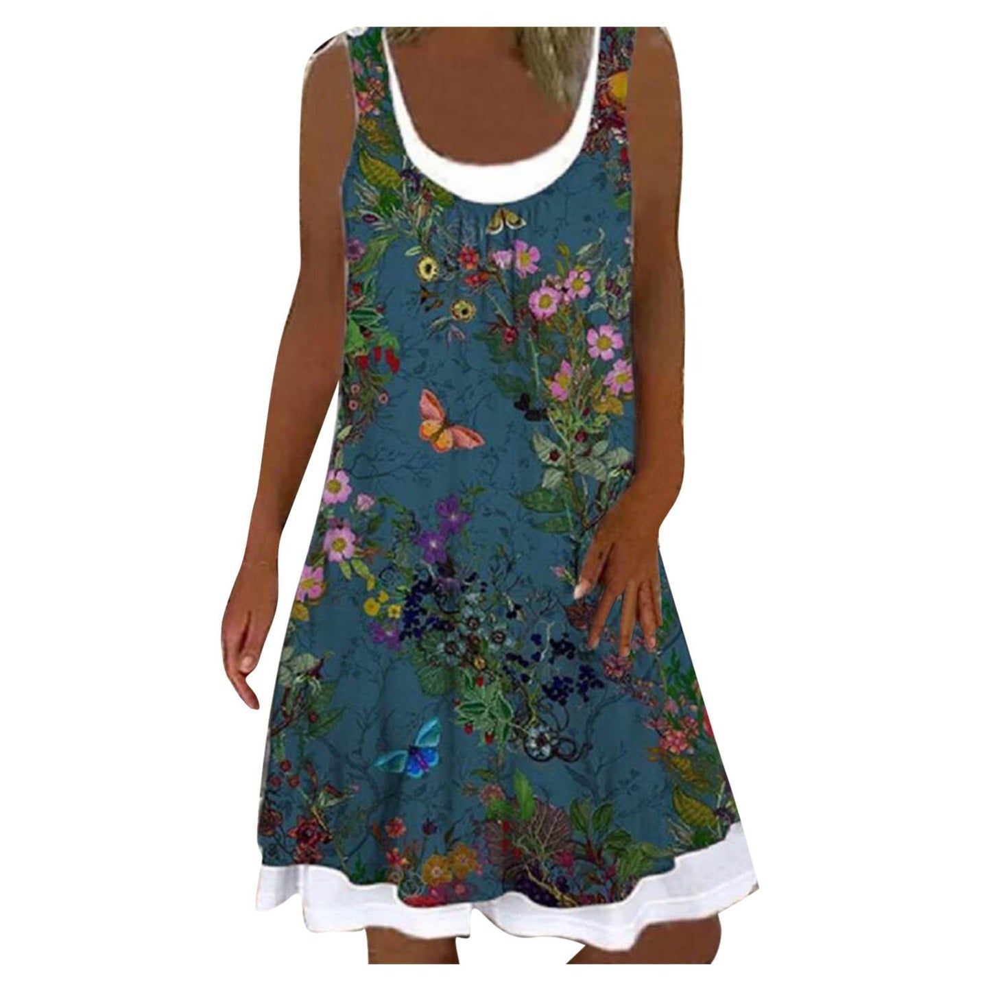 👗💖 【S-5XL】Nové dámské šaty velké velikosti s retro potiskem z roku 2025