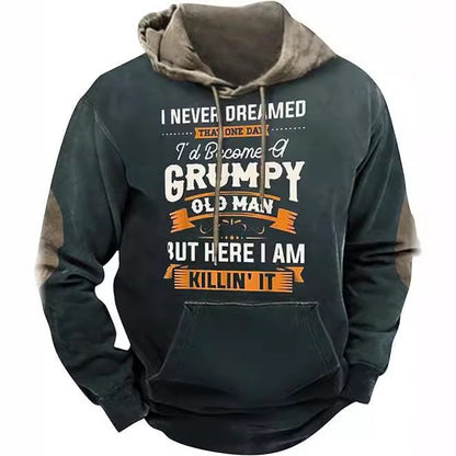 🧥 Sleva -48% 🔥🔥【S-6XL】Pánská mikina s retro 3D digitálním potiskem