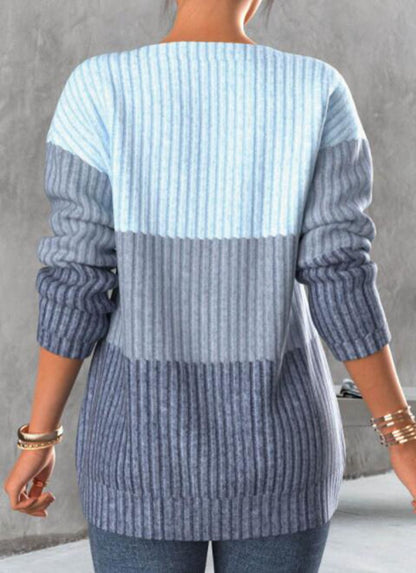 💟【Sleva -46% 🔥🔥】【S-5XL】Nové zimní svetry, barevně sladěný design, teplé a módní