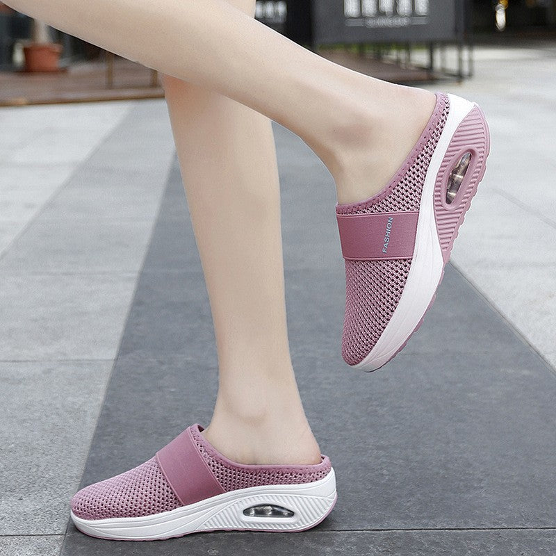 🎀👟【Reducere 50% 🔥】【35–43】✨ Noul model de pantofi 2025 cu pernă de aer și plasă respirabilă, moi și ventilați, disponibil în 8 culori