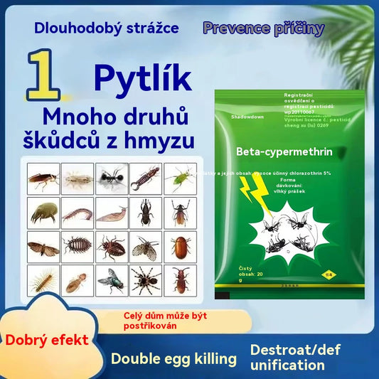 🦟【5/10/15/20 sáčků】❤️Speciálně navrženo k hubení komárů a much na farmách, jedno balení hubí blechy/kobylky/šváby/mouchy/komáry