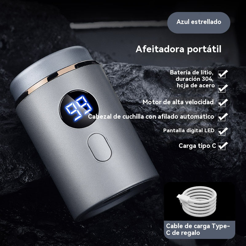 🔥 Oferta especial -47%! 🔥Potente mini afeitadora eléctrica para hombres con pantalla digital