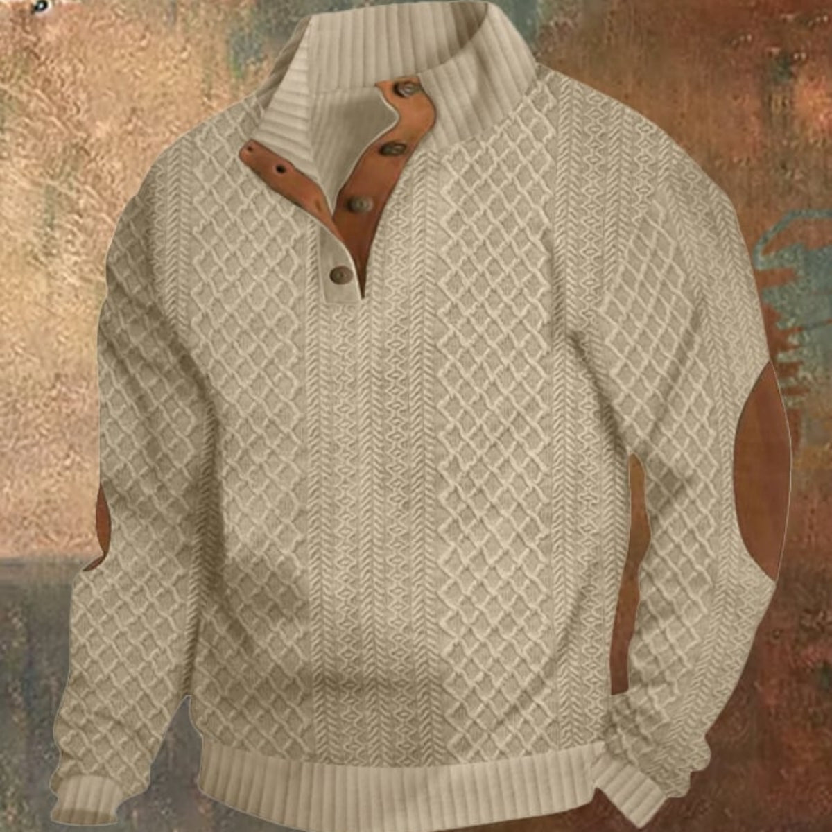 🔥【S-5XL】 Podzimní a zimní pánský ležérní stojací límeček s dlouhými rukávy, měkké a pohodlné, teplé a větruodolné