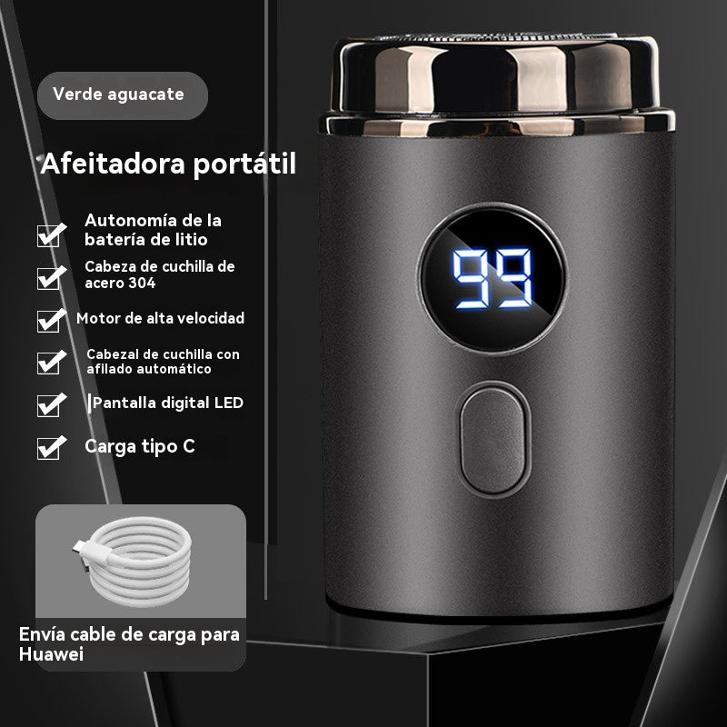 🔥 Oferta especial -47%! 🔥Potente mini afeitadora eléctrica para hombres con pantalla digital