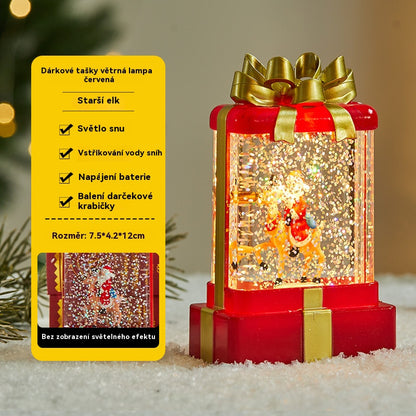 🎁Novinka - osvětlená vnitřní elektronická světelná dekorace naplněná vodou