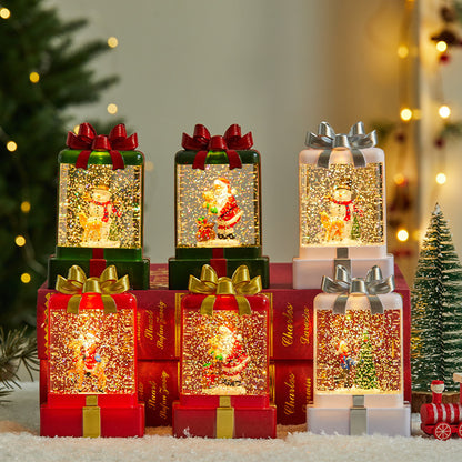 🎁Novinka - osvětlená vnitřní elektronická světelná dekorace naplněná vodou