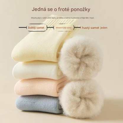 🔥【Kupte 3 kusů, dostanete 3 zdarma】🧦Silné a teplé vlněné ponožky na zimu, super silné a hřejivé, elastické, velikost 35-42