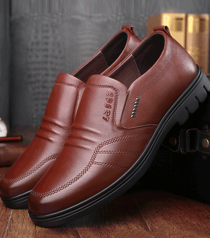 👞【39-44】Zapatos casuales de hombre con suela suave para uso empresarial.