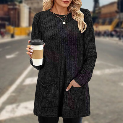 🌸💟【Descuento por tiempo limitado】🔥【M-5XL】Nueva camiseta de cuello redondo de otoño/invierno