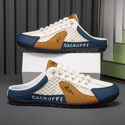 👟🔥【Letní akce-50% sleva】【39-44】🏆 Nová letní pánská sportovní obuv neformální pantofle-nová prodyšná a deodorační látka