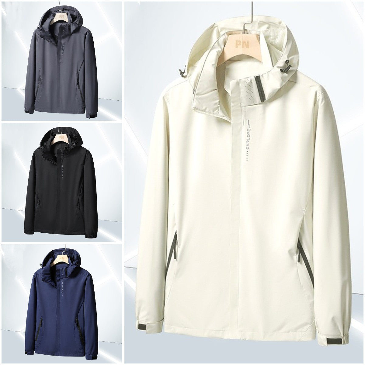 🔥Časově omezená sleva -46%🔥【M-5XL】Pánská nepromokavá a větruodolná bunda 3 v 1 s kapucí