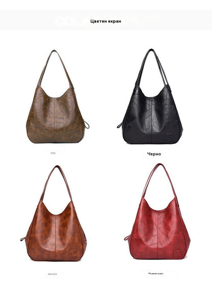 💖👜💖【50% отстъпка🔥】Нова дамска чанта за рамо от мека кожа с голям капацитет ✅️Плащане при доставка