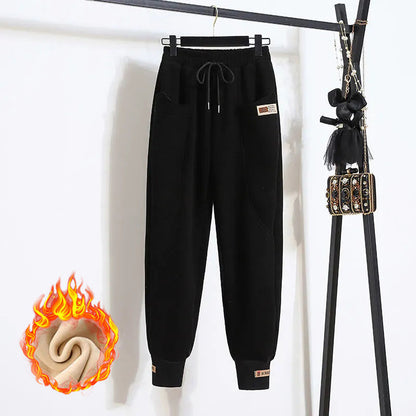 🔥✅【50-100 kg】 Kalhoty z čistého bavlněného sametu s elastickým pasem, neblednou a nemačkají se