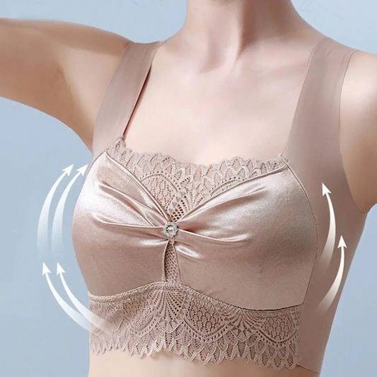 😍1 zestaw 4 sztuk✨【L-4XL】Nowy koronkowy biustonosz z idealnym dopasowaniem i podnoszeniem, jędrne miseczki, jednolity krój ✅️ Płatność przy odbiorze