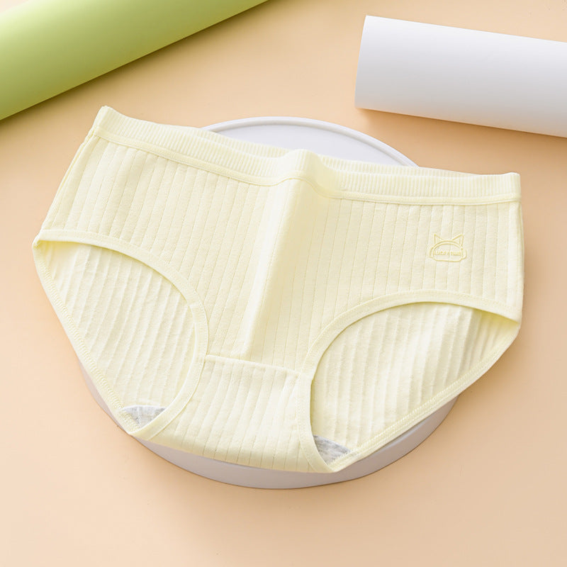 🧁✨【7 darabos csomag】Új nyári női magas derekú pamut bugyi, kényelmes és légáteresztő