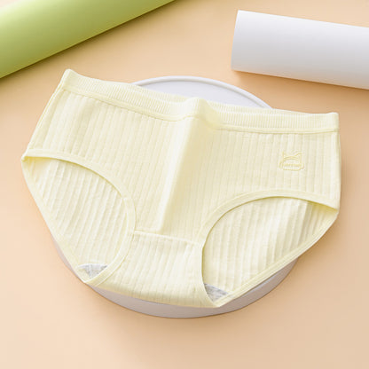 🧁✨【7 darabos csomag】Új nyári női magas derekú pamut bugyi, kényelmes és légáteresztő