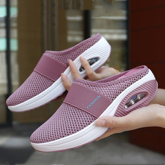 🎀👟【Reducere 50% 🔥】【35–43】✨ Noul model de pantofi 2025 cu pernă de aer și plasă respirabilă, moi și ventilați, disponibil în 8 culori