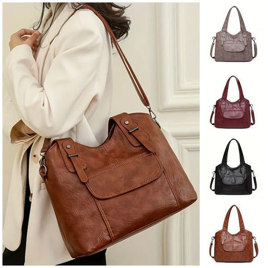 👜👛【50% sleva 🔥】👜 Nová dámská velkokapacitní taška z pravé hovězí kůže 2025, velkokapacitní taška přes rameno