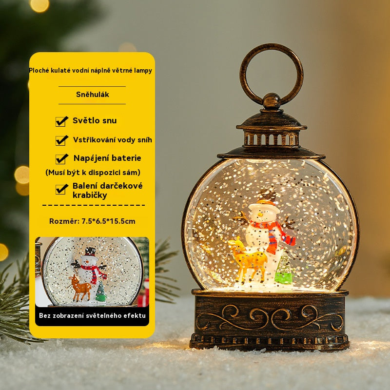 🎁Novinka - osvětlená vnitřní elektronická světelná dekorace naplněná vodou