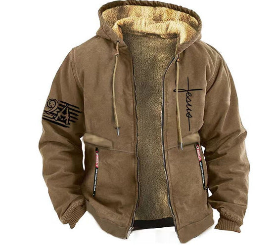 ✨【S-3XL】Stílusos férfi őszi és téli kabát könnyű bársonyból - szigetelt, könnyű és kényelmes